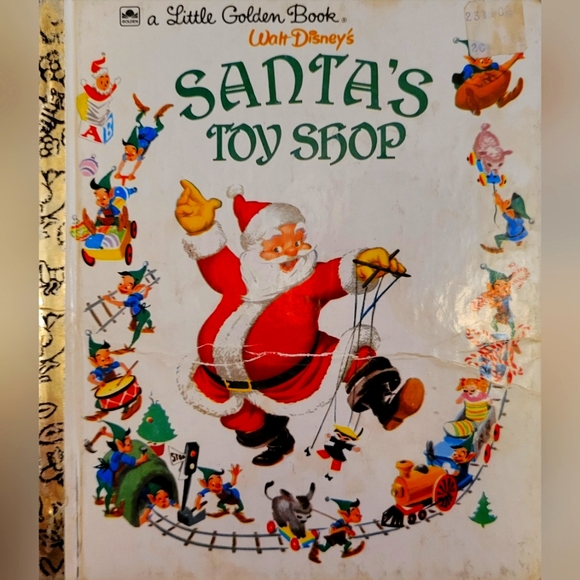 A Little Golden Book "Santa's Toy Shop" - Picture 1 of 1
